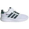 Image de adidas Mixte enfant Lite Racer 3 Shoes Kids, Cloud white/collegiate green/grey two, 31 1/2 EU