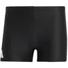 Image de Adidas Herren Solid Swim Boxers, Black/White, XL