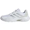 Image de adidas Femme Courtjam Control 3 Tennis Shoes, Cloud White/Silver Metallic/Grey One, 41 1/3 EU