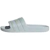 Image de adidas Femme Adilette Aqua Slides Slipper, Halo Blue / Halo Blue / Halo Blue, 40.5 EU