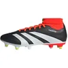 Image de adidas Unisex Chaussure Predator 24 League Terrain gras, Core Black/Cloud White/Solar Red, 40 2/3