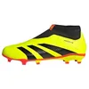 Image de adidas Kids' Chaussure sans lacets Predator 24 League Terrain souple, Team Solar Yellow 2 / Core Black/Solar Red, 38 2/3