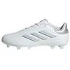Image de adidas Kids' Chaussure Copa Pure II League Terrain Souple, Cloud White/Cloud White/Silver Metallic, 36 2/3