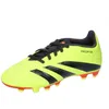 Image de adidas Predator Club FxG J Chaussures de Football, Tesoye/Cblack/Solred, 37 1/3 EU