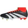 Image de adidas Unisex Chaussure Predator 24 League Terrain gras, Core Black/Cloud White/Solar Red, 42