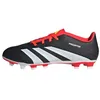 Image de adidas Mixte Predator Club Flexible Ground Football Boots, Core Black / Cloud White / Solar Red, 46 2/3 EU