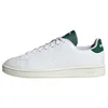 Image de adidas Men's Chaussure Advantage, Cloud White/Cloud White/Collegiate Green, 40