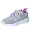 Image de adidas Mixte bébé Racer TR23 Shoes Kids, grey two/silver met/bliss lilac, 21 EU