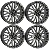 Image de MB Design Lot de 4 jantes KV4 8,5 Jx19 ET45 5 x 114,3 Gris mat Compatible avec Lexus ES 300h GS IS 250 300H IS RC UX
