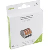 Image de WAGO Lot de 5 bornes de connexion Classic 222-413/995-005 - 3 conducteurs, jusqu'à 4 mm² - Connecteurs de câbles classiques avec leviers pour tous les types de conducteurs dans le monde entier -