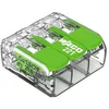 Image de WAGO 221-423 221 Borne de raccordement flexible: 0.14-4 mm² rigide: 0.2-4 mm² Nombre de pôles: 3 50 pc(s) transparent,