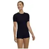 Image de FALKE Femme Warm Round Neck W S/S TS Fil Fonctionnel Séchage Rapide Couche De Base Supérieure, Noir Black 3000, M EU