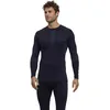 Image de FALKE Warm Round Neck M L/s SH Fil Fonctionnel séchage Rapide 1 pièce, Couche de Base supérieure Homme, Noir Black 3000, S