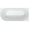 Image de Duravit Baignoire ovale DuraSenja 150x75x58,5 cm, blanche, angle droite, RS 2, avec FG+AÜL