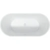 Image de Duravit Baignoire ovale DuraSenja 150x75x58,5 cm, blanche, îlot, RS 2, m FG+AÜL