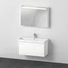 Image de Duravit No.1 Ensemble de Meubles 1000, INCL. lavabo, Meuble sous-lavabo, Armoire de Toilette, N10184018180000, Couleur: Blanc