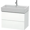 Image de Duravit Meuble sous-lavabo L-Cube 78,4 x 45,9 cm, blanc mat, 2 tiroirs, suspendu