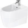 Image de Duravit Qatego Bidet au sol, 1 trou de robinetterie, avec trop-plein, 390x600x400mm, 2263102000, Couleur: blanc