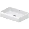Image de Duravit Qatego vasque à poser, 600x400mm, sans trop-plein, polie, Soft Edge, rectangulaire, 2383602079, Couleur: blanc
