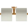 Image de Duravit Starck T Porte-Rouleau de Papier, Double, 0099380400, Couleur: Bronze brossé