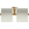 Image de Duravit Porte-papier toilette Starck T 25,5x7,6 cm, double, bronze brossé