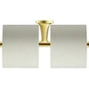 Image de Duravit Porte-papier toilette Starck T 25,5x7,6 cm, double, or poli