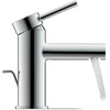 Image de Duravit Mitigeur lavabo monocommande S Circle m avec vidage, bec 100 mm, chrome brillant
