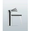 Image de Duravit Mitigeur monocommande lavabo M FreshStart Circle sans tirette, bec 117 mm, chrome brillant
