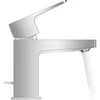 Image de Duravit Mitigeur lavabo S MinusFlow Manhattan, bec 95 mm, tirette, chrome