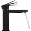 Image de Duravit Mitigeur lavabo 1 trou M Manhattan bec 129mm, tirette vidage, noir mat