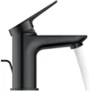 Image de Duravit Mitigeur monocommande S Wave lavabo, bec 95 mm, tirette, noir mat