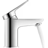 Image de Duravit Mitigeur lavabo S FreshStart Wave Sortie 95 mm, sans tirette, chrome