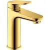 Image de Duravit Mitigeur lavabo M Wave bec 122 mm, sans tirette, or poli