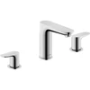 Image de Duravit Robinet lavabo 3 trous Wave, portée 129 mm, chrome