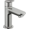 Image de Duravit Robinet sur pied Wave, portée 90 mm, acier inoxydable brossé