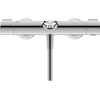 Image de Duravit Mitigeur monocommande baignoire Wave AP, vidage et inverseur, chrome