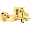 Image de Duravit Mitigeur monocommande baignoire Wave AP, commutateur auto. retour, or poli
