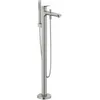 Image de Duravit Wave Mitigeur monocommandé pour bain au sol, saillie 225 mm, WA5250000070, Couleur: acier inox brossé