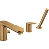 Image de Duravit Robinet de baignoire 3 trous Wave Bronze brossé