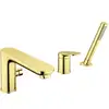 Image de Duravit Robinet de baignoire 3 trous Wave Or poli