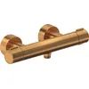 Image de Duravit robinetterie thermostatique, thermostat de douche apparent, rond, 1 consommateur, TH4220000004, Couleur: bronze brossé