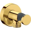 Image de Duravit Coude mural DN 15, avec robinet de douche, rosace ronde, or poli