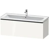 Image de Duravit Meuble sous lavabo D-Neo 118,4x45,2x44cm, 1 tiroir, wd, sw/w hgl