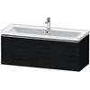 Image de Duravit Meuble sous-lavabo D-Neo 118,4x45,2x44 cm, 1 tiroir, blanc, chêne noir
