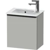 Image de Duravit Meuble sous lavabo D-Neo 41x27,4x44 cm, 1 tiroir, à gauche, noir/gris mat