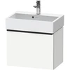 Image de Duravit Meuble sous lavabo D-Neo Compact 58,4x37,2x44cm, 1 tiroir, wd, noir/blanc ma