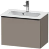 Image de Duravit D-Neo Compact Meuble sous lavabo 61x37,2 cm, noir/Bas ma, 1 tiroir, suspendu