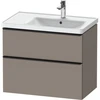 Image de Duravit Meuble sous-lavabo D-Neo 78,4x45,2 cm, 1 tiroir, BL, noir/Bas ma