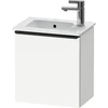 Image de Duravit Meuble sous lavabo D-Neo 41x27,4x44 cm, 1 tiroir, à gauche, noir/blanc ma