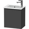 Image de Duravit Meuble sous-lavabo D-Neo 41x27,4x44cm, 1 tiroir, à gauche, noir/Grap ma